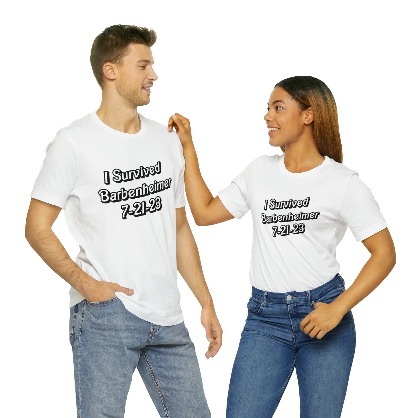 I Survived Barbenheimer Unisex Tee