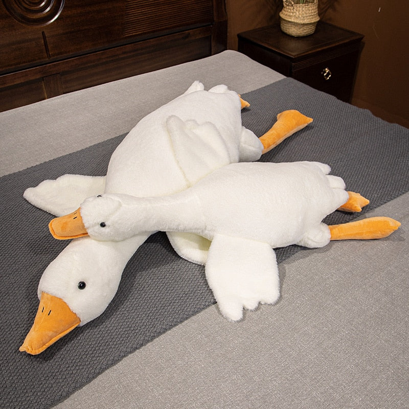 Fluffy Duck plush toy pillows