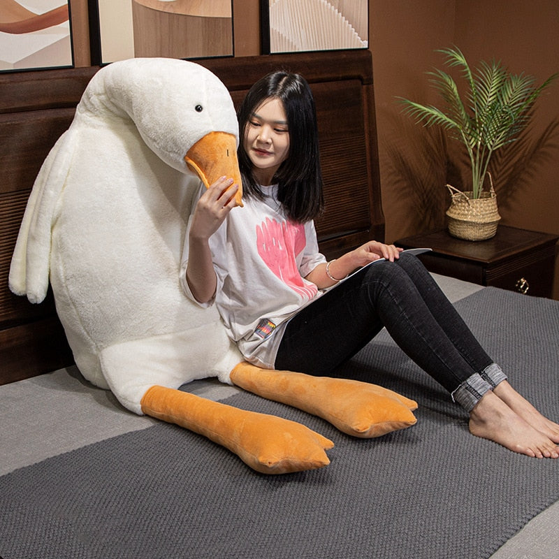 Fluffy Duck plush toy pillows