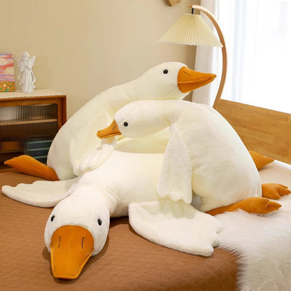 Fluffy Duck plush toy pillows