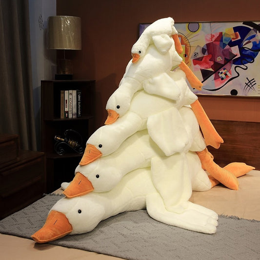 Fluffy Duck plush toy pillows